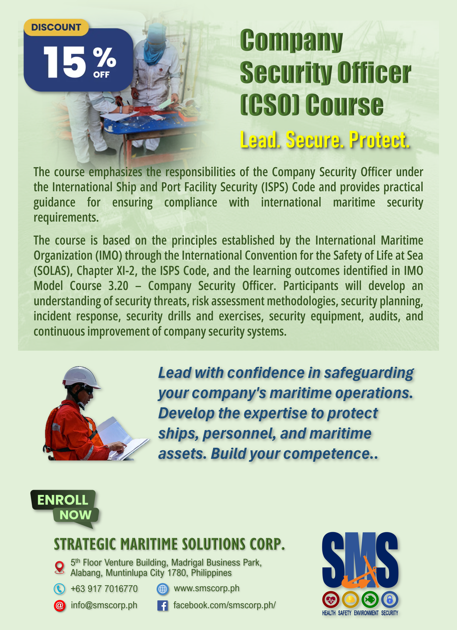 Company Security Officer (CSO) Course course poster